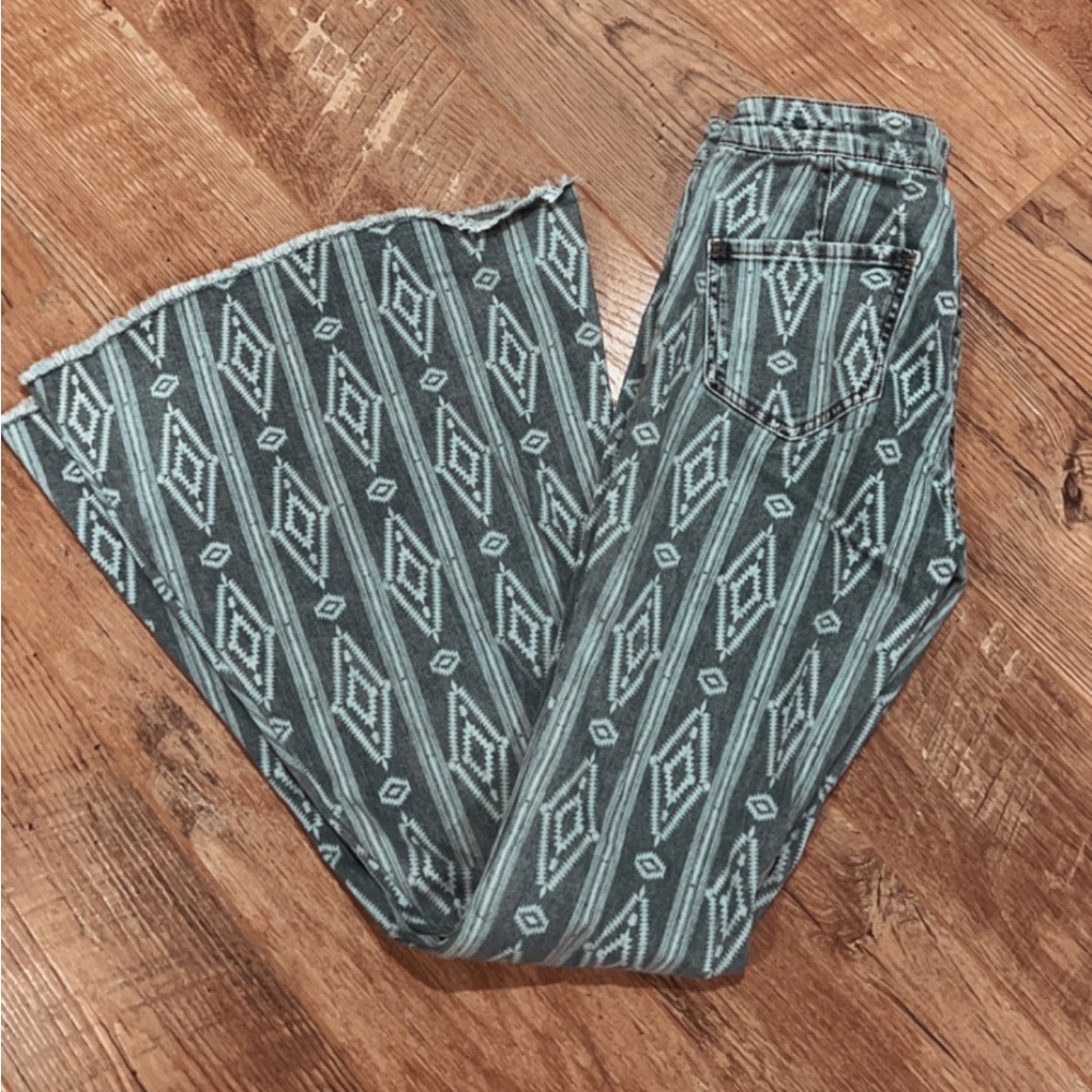 Rock and Roll Denim Bargain Button Bellbottoms!